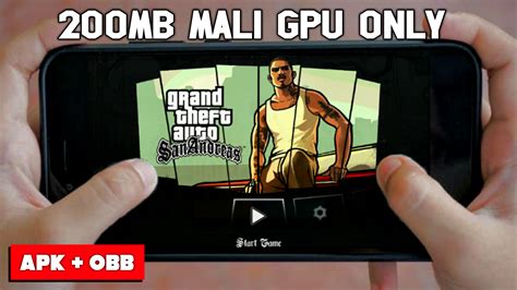 GTA San Andreas Highly Compressed for Android: APK + OBB File.